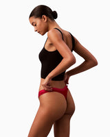Thong 5PK Modern Logo - Women