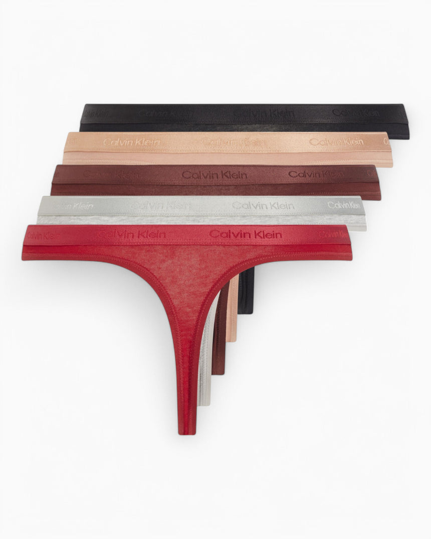 Thong 5PK Modern Logo - Women