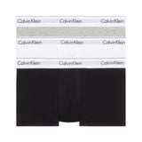 Calvin Klein Trunk 3PK Modern Cotton - Erkek Black/ White/Grey Heather