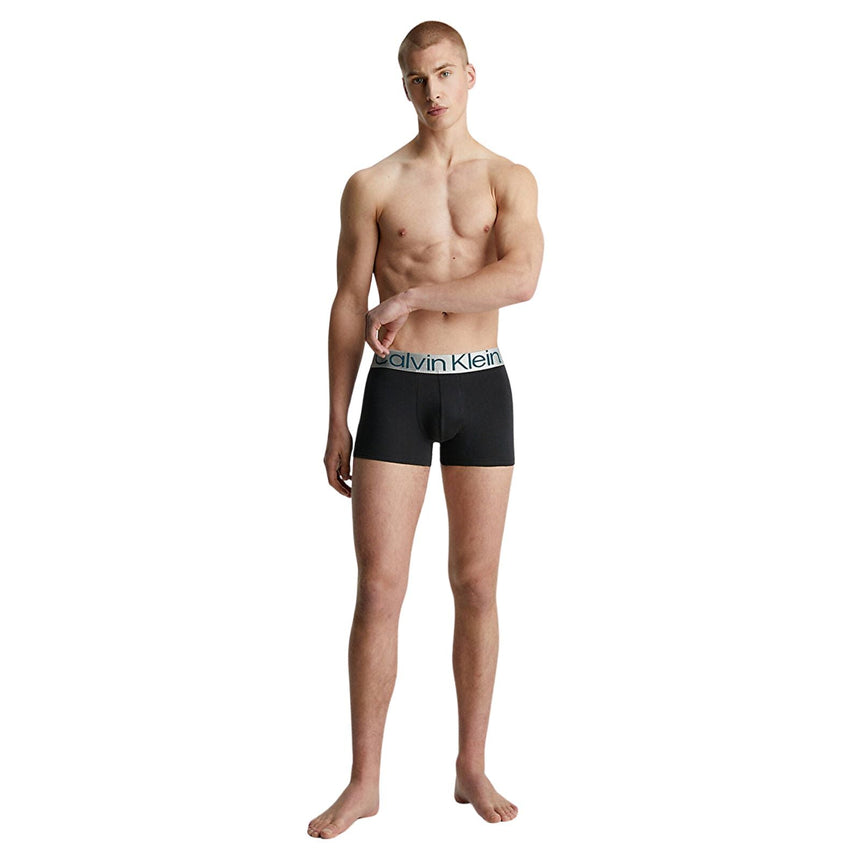 Calvin Klein Trunk 3PK Steel Cotton  - Erkek 