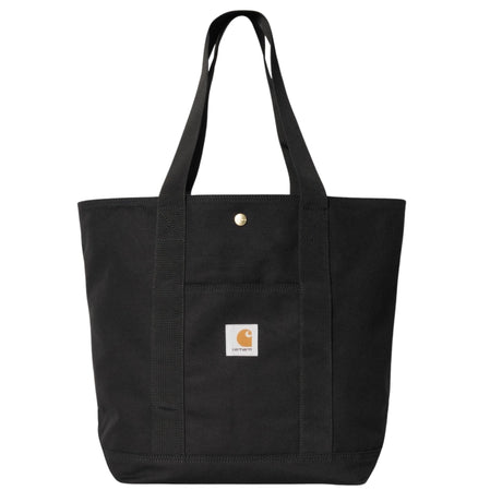 Carhartt WIP Canvas Tote Omuz Çantası Black Rinsed