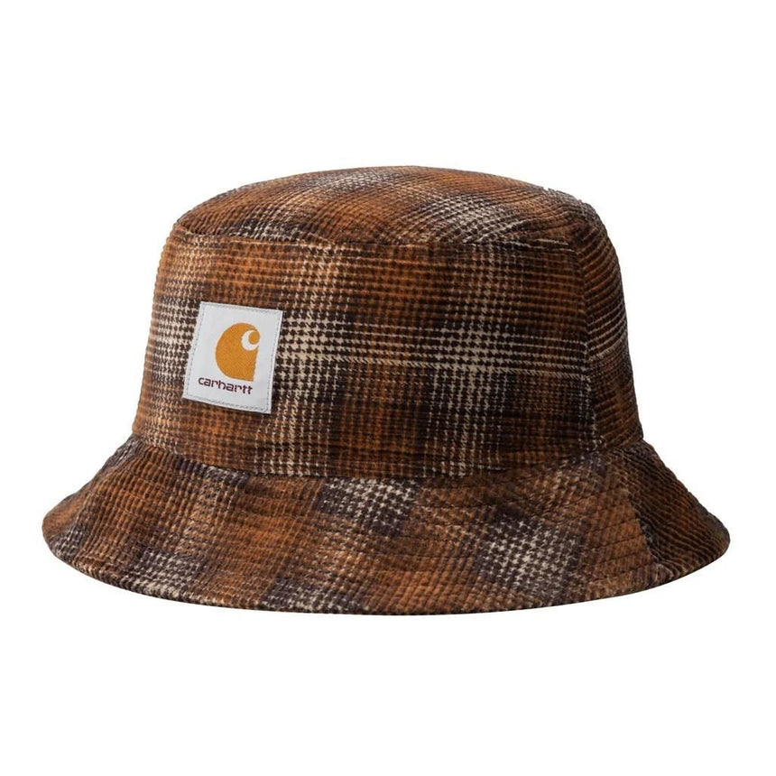 Carhartt WIP Cord Bucket Hat Wiley Check/Hamilton Brown