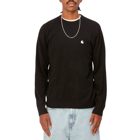 Carhartt WIP Madison Sweater Erkek Kazak Black/Wax