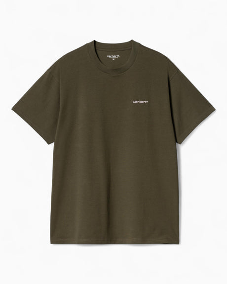 S/S Script Embroidery Men's T-Shirt