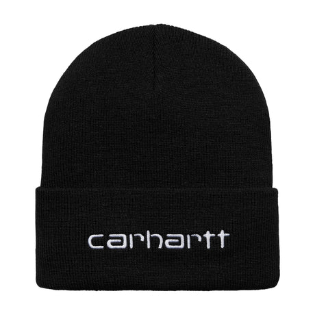 Carhartt WIP Script Beanie Black/White