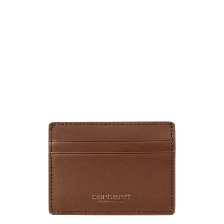 Carhartt WIP Vegas Cardholder Cognac/Gold