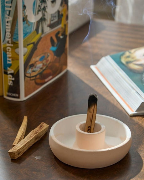 Concrete Palo Santo Incense Burner