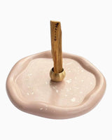 Terrazzo Brass Palo Santo Incense Burner