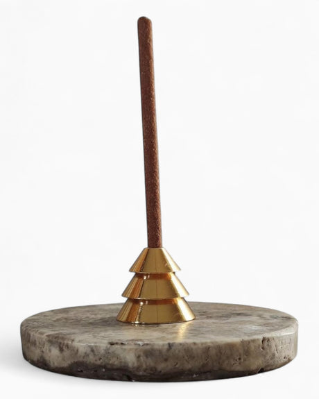 Travertine New Year Stick Incense Burner