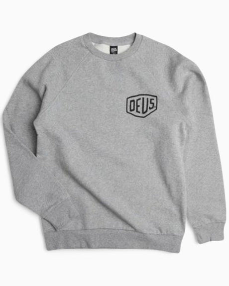 Deus Ex Machina Venice Address Crew Sweatshirt Grey Marle
