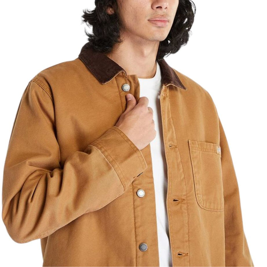 Dickies Duck High Pile Fleece Lined Chore Erkek Ceket SW Brown Duck