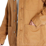 Dickies Duck High Pile Fleece Lined Chore Erkek Ceket SW Brown Duck