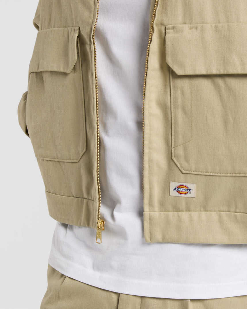 Hemp Twill Trucker Men's Jacket