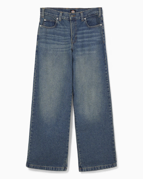 Dickies Hilham Erkek Denim Pantolon Khaki Tinted Blue