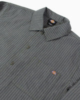 Dickies Lima Pinstripe Erkek Gömlek Charcoal