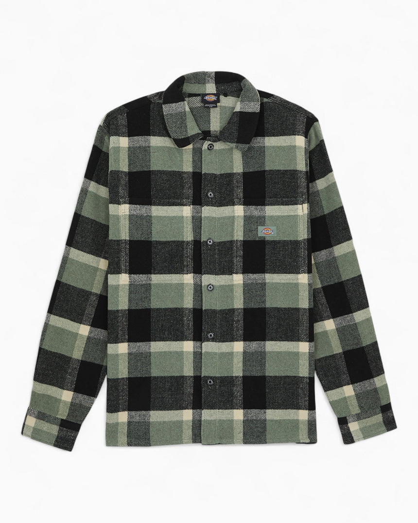 Dickies Plaid Coaling Erkek Gömlek Sea Spray
