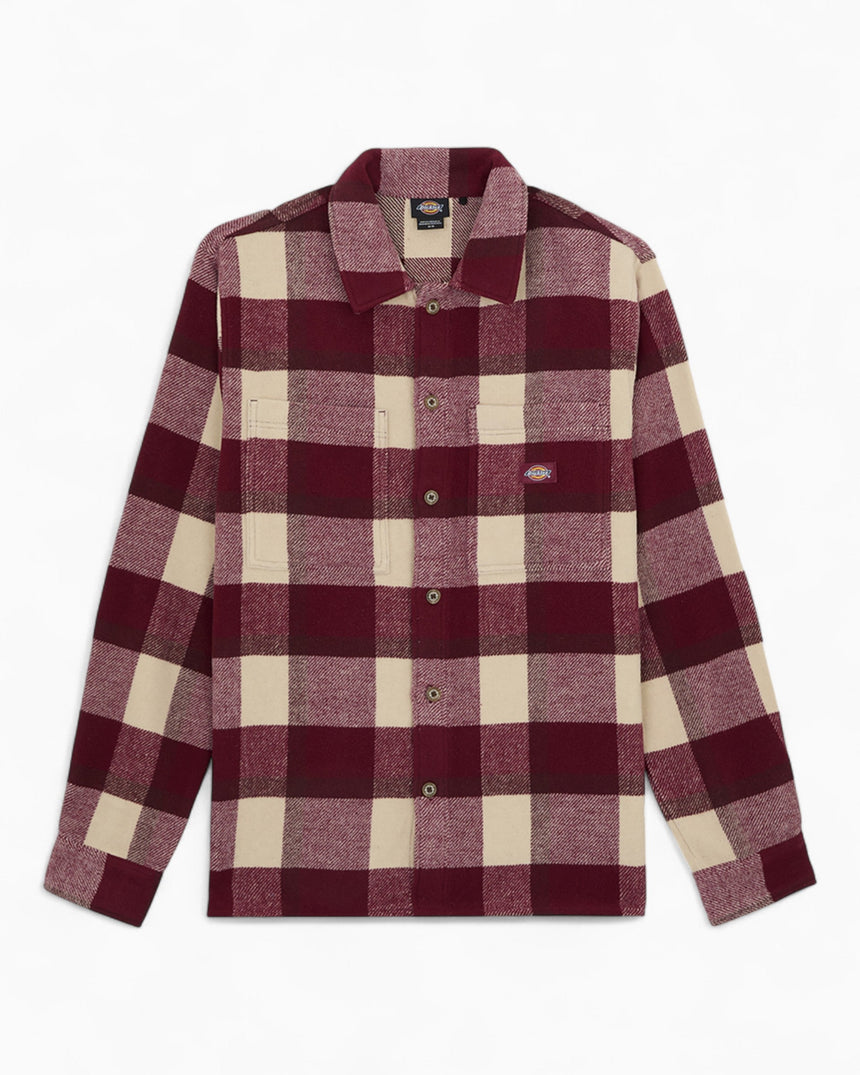 Dickies Plaid Coaling Erkek Gömlek Tibetan Red