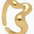 Dieci Dita Bang Ring Gold