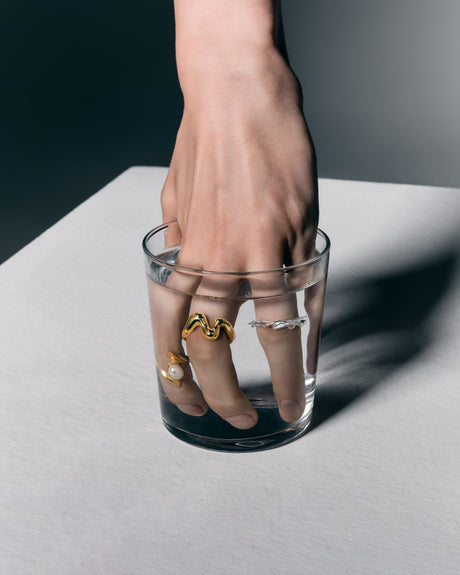 Dieci Dita Blend Ring Silver