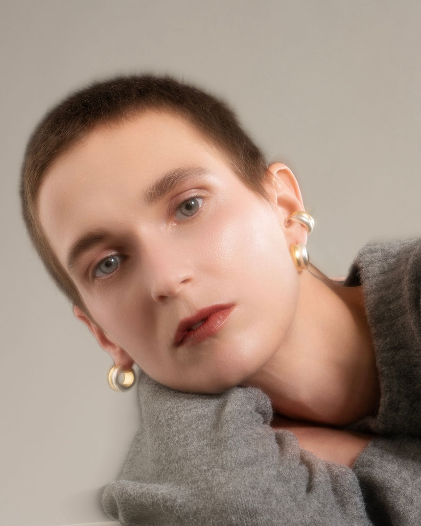 Dieci Dita Far Ends Earcuff Gold/Silver