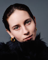 Dieci Dita Void Earrings Gold