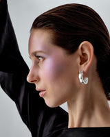 Dieci Dita Void Earrings Silver
