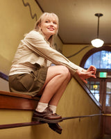 Lowell Leather Moc Toe Women's Shoes