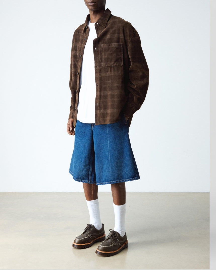 Lowell Wild Grain Leather Moc Toe Shoes