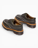 Lowell Wild Grain Leather Moc Toe Shoes