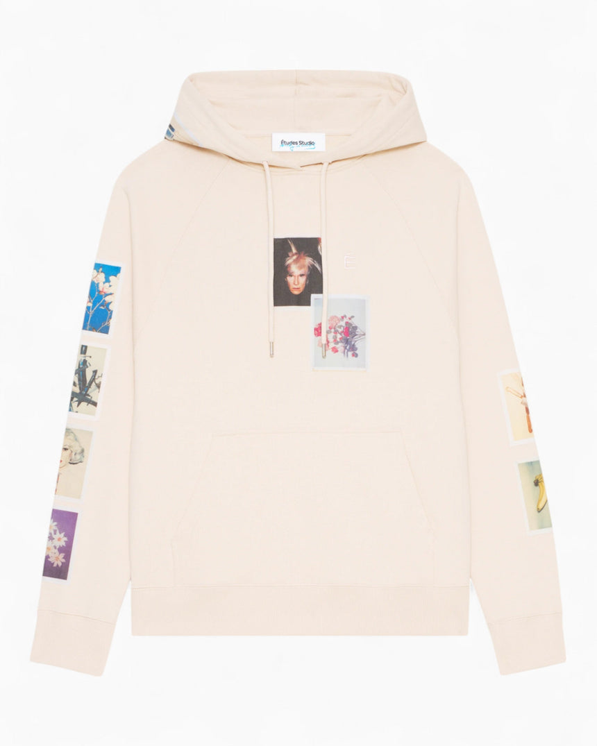 Études Studio Andy Warhol Polaroid Loose Hoodie Blush