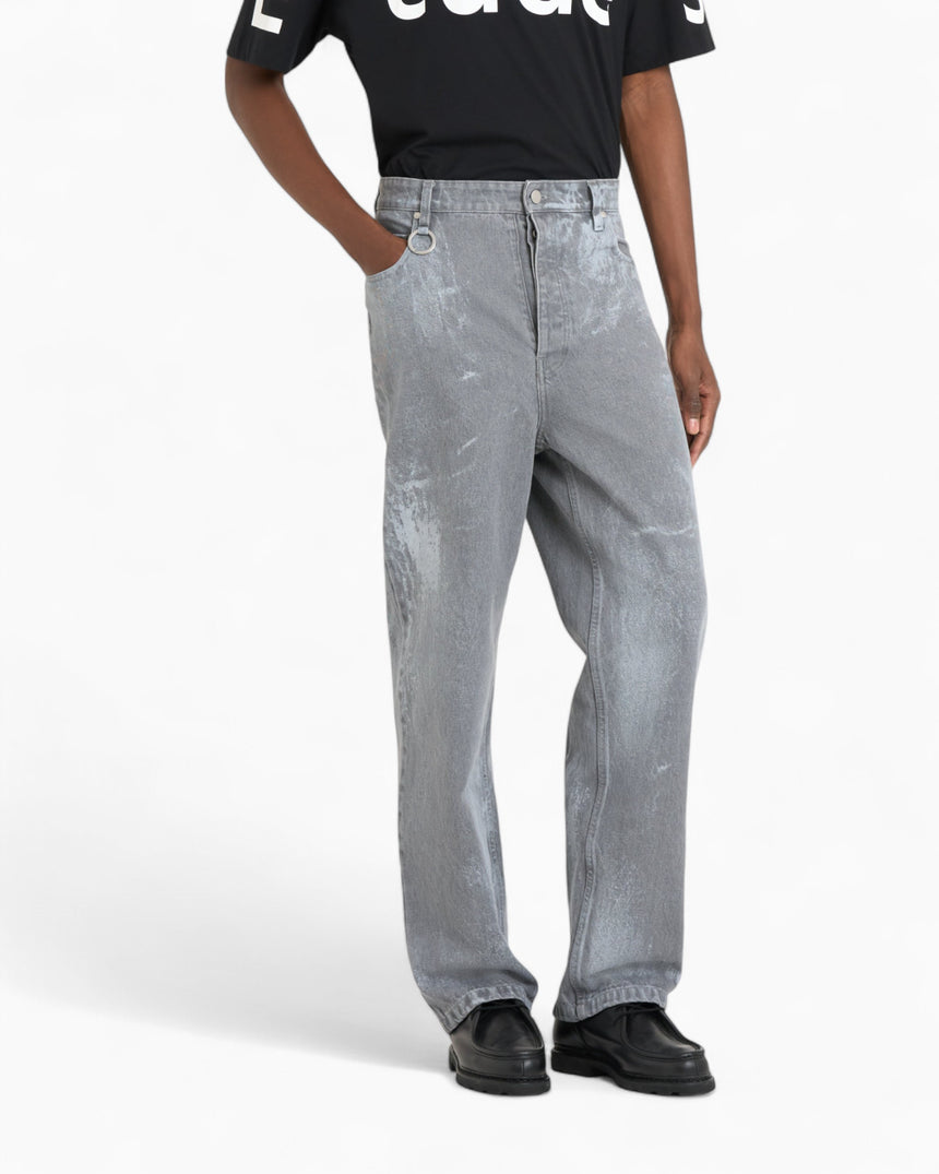 Loose Painted Men's Jeans