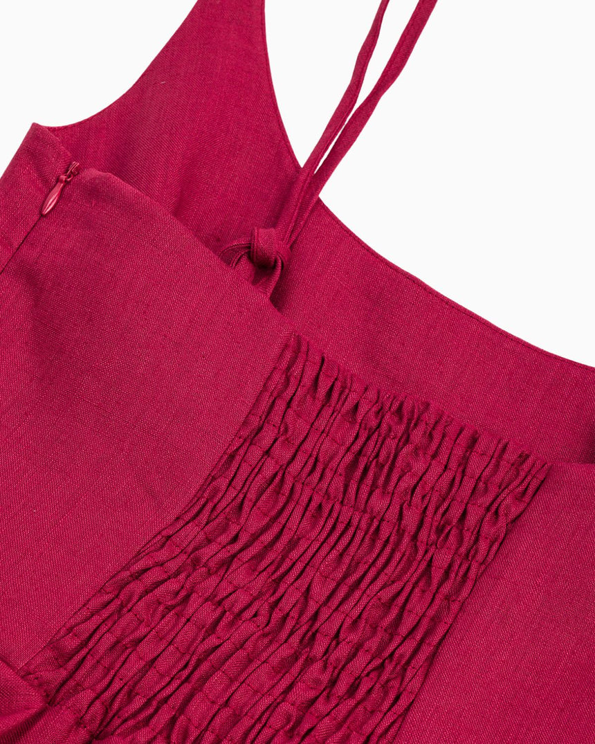 Flame Women's Linen Dress