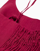 Flame Women's Linen Dress