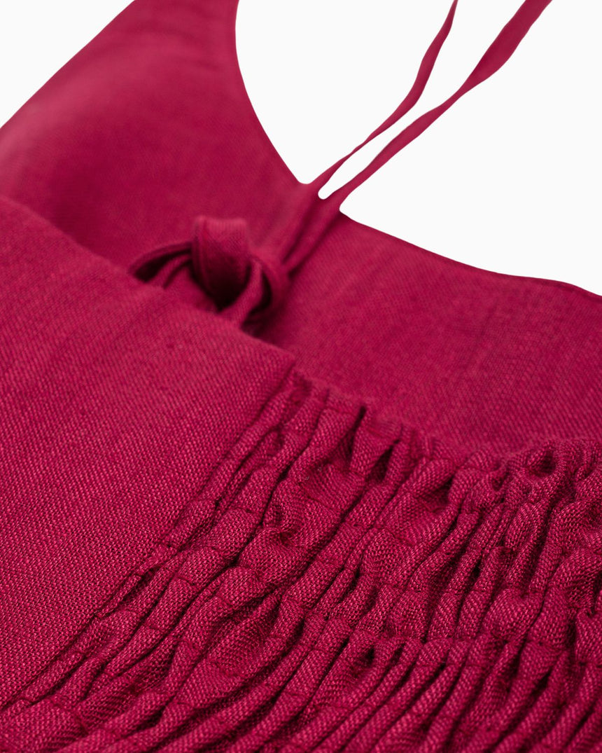 Flame Women's Linen Dress