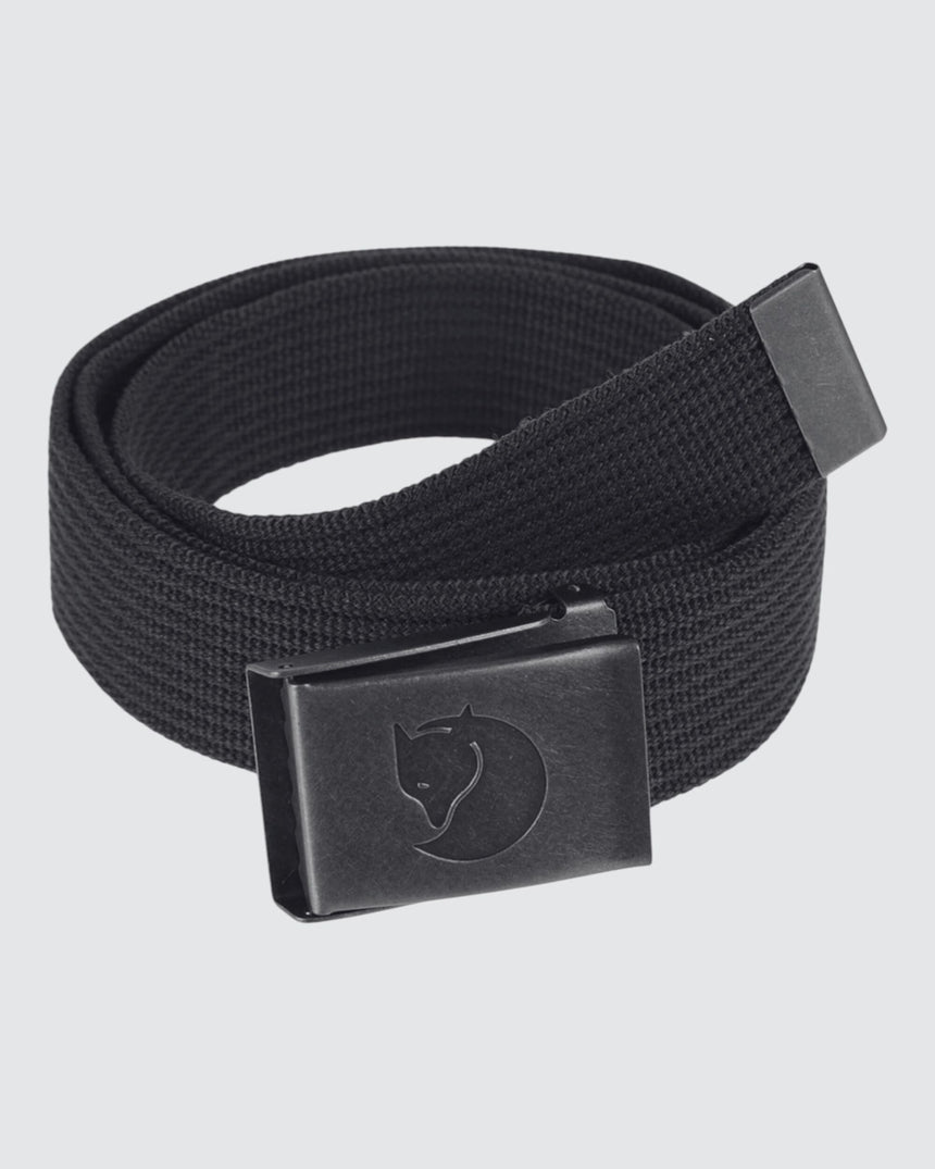Canvas Brass Belt 4 cm