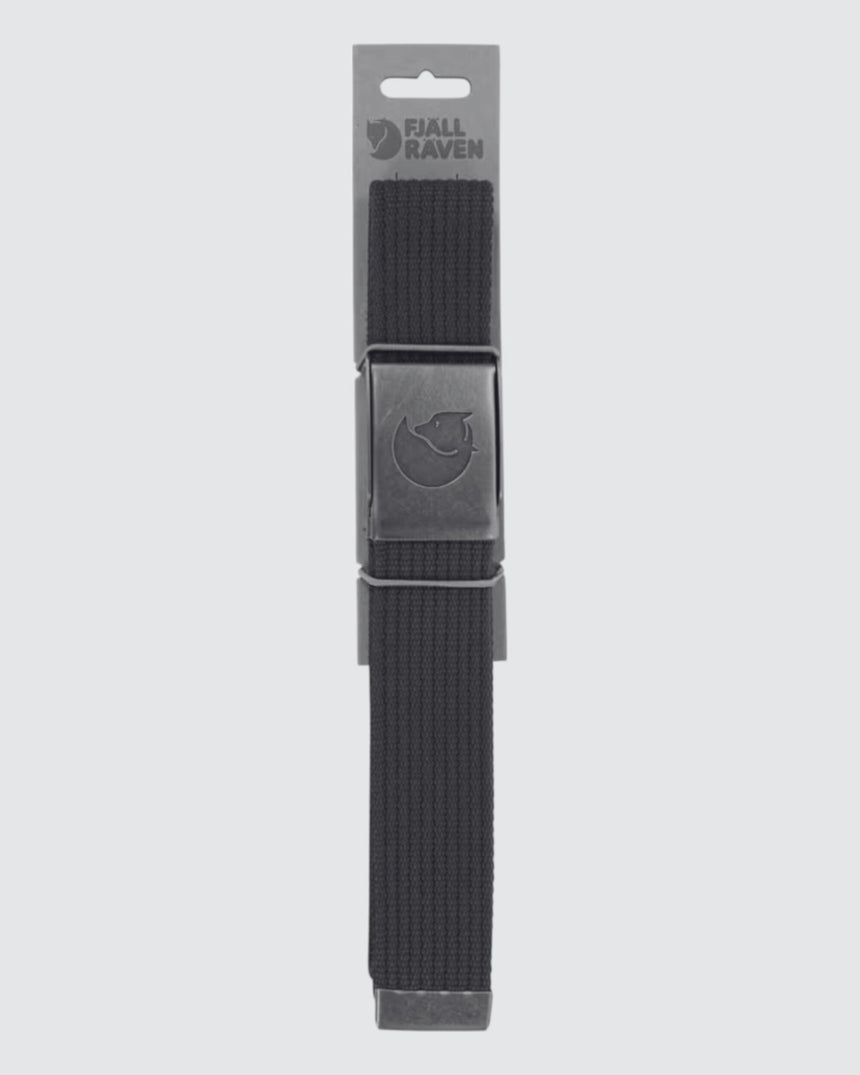Canvas Brass Belt 4 cm