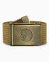 Canvas Brass Belt 4 cm