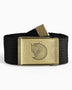 Canvas Brass Belt 4 cm