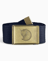 Canvas Brass Belt 4 cm