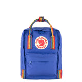 Fjällräven Kånken Rainbow Mini Sırt Çantası Cobalt Blue-Rainbow Pattern