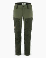 Fjällräven Keb Trousers - Women Deep Forest - Laurel Green