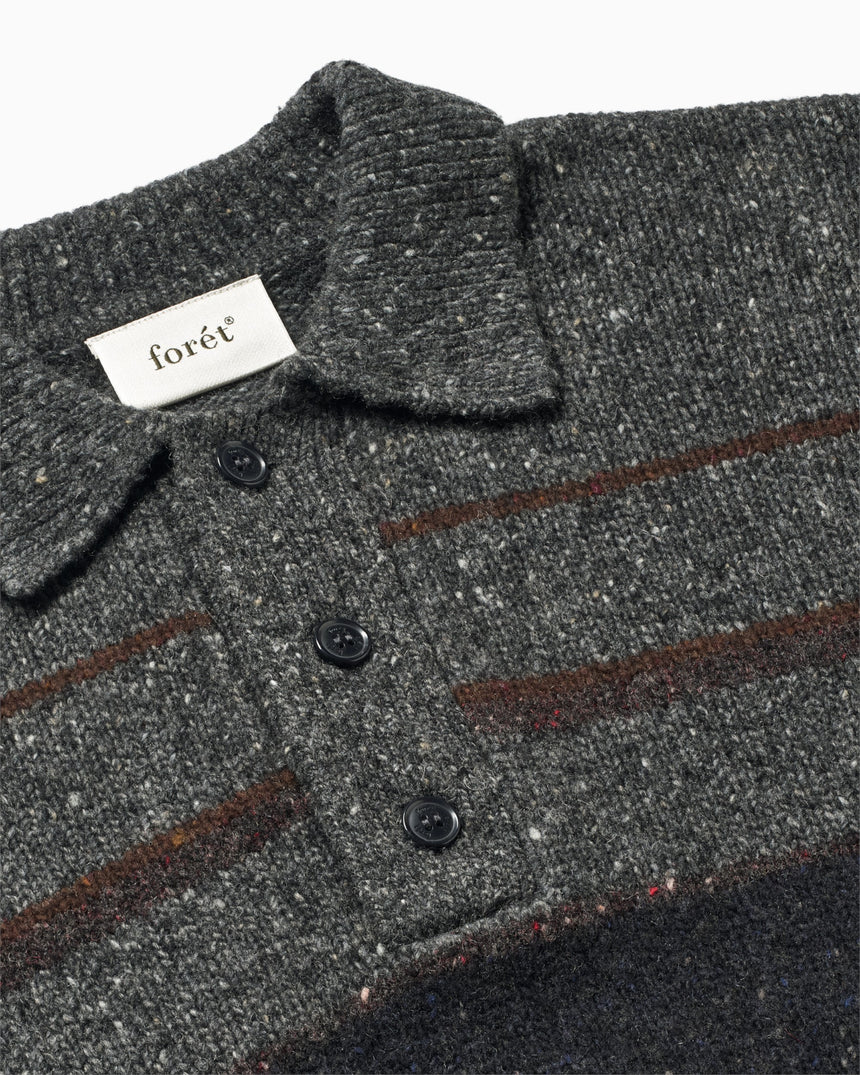 Dawn Stripe Knit Men's Polo