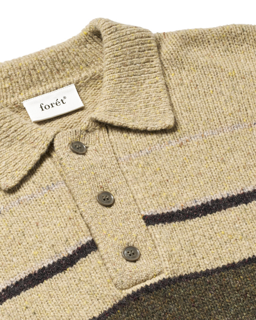 Dawn Stripe Knit Men's Polo