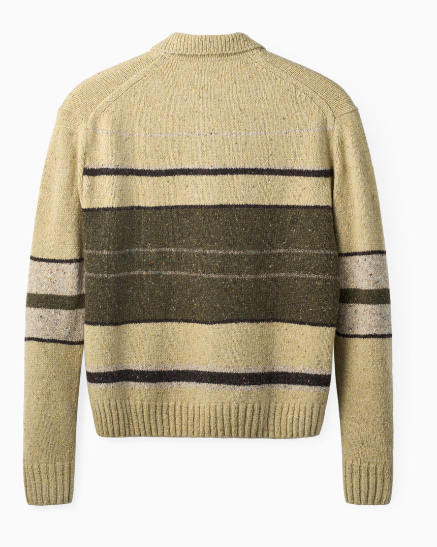 Dawn Stripe Knit Men's Polo