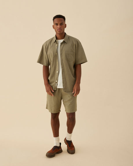 Serene Linen Short Sleeve Shirt