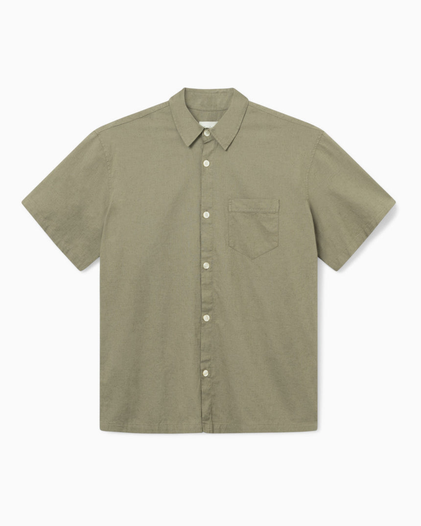 Serene Linen Short Sleeve Shirt