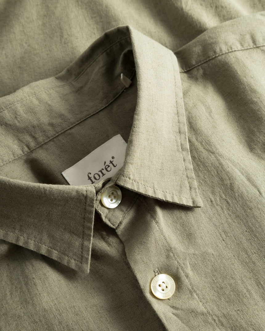 Serene Linen Short Sleeve Shirt