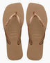 Havaianas Square Logo Metallic Kadın Terlik Rose Gold
