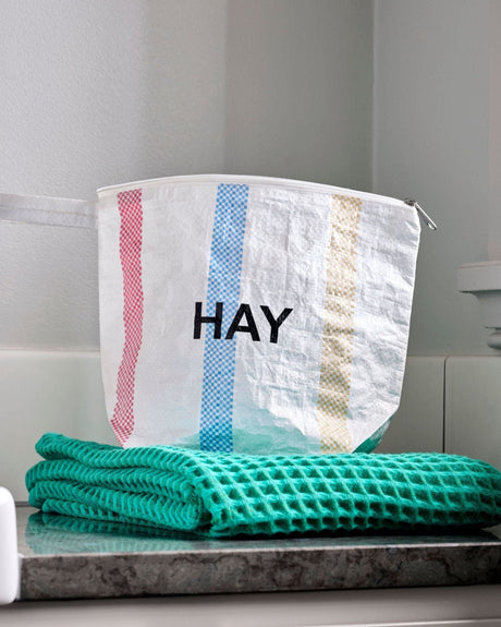 Candy Stripe Wash Bag Medium