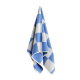 HAY Design Check Hand Towel Sky Blue